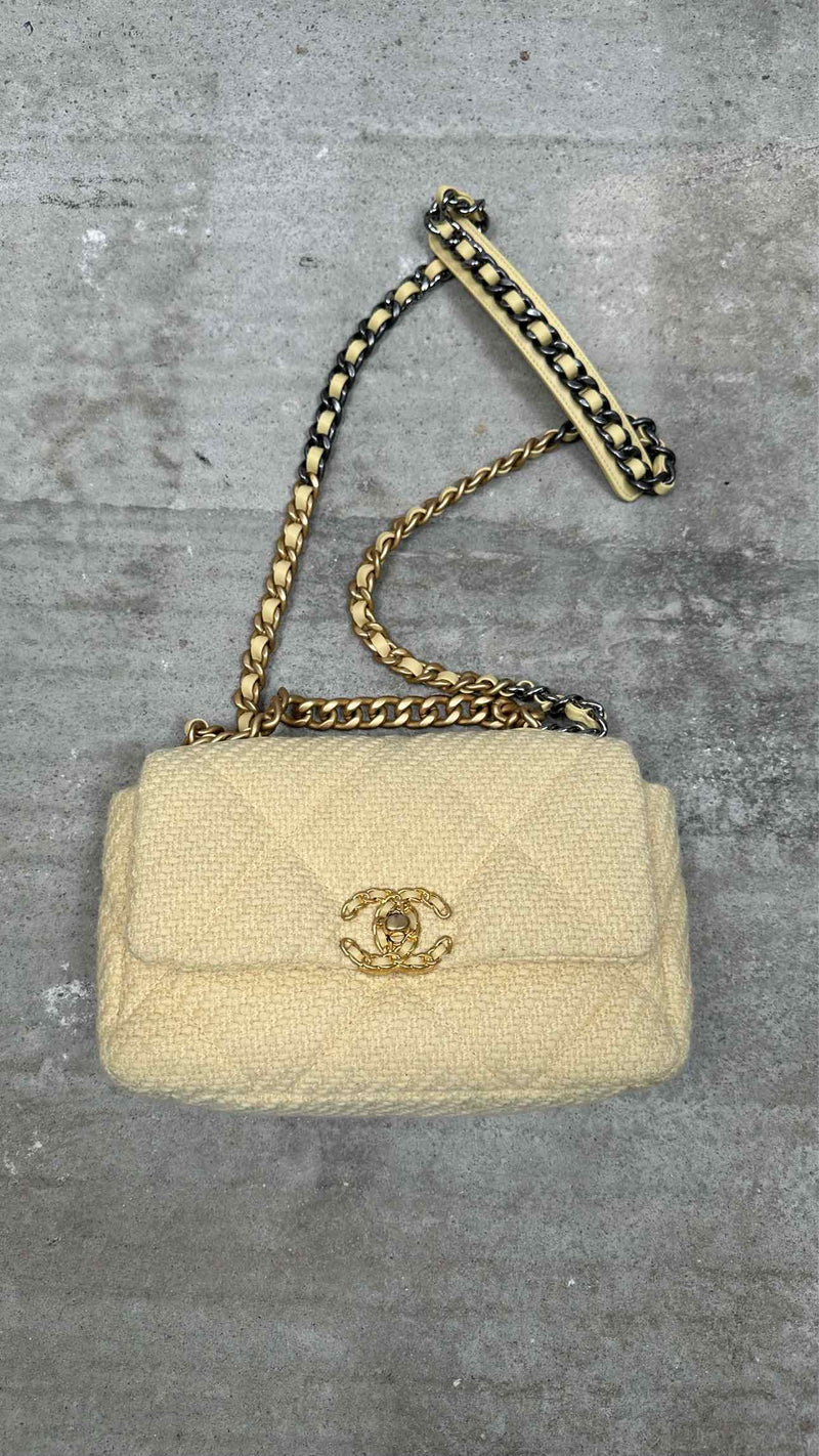 Chanel Tweed Flap Bag