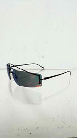 PRADA SPR61V Rimless Rectangular Shield Sunglasses