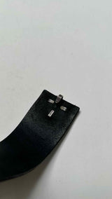 MA+ Leather Cross Cuff Bracelet