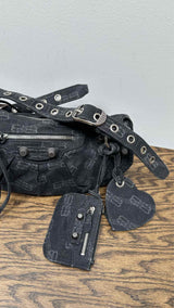 Balenciaga Denim Monogram Bag