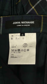 Junya Watanabe Pleated Plaid Skirt