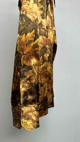 ERL Leaf-print Satin Shirt