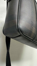 Burberry Smoked Check Newburg Briefcase Bag