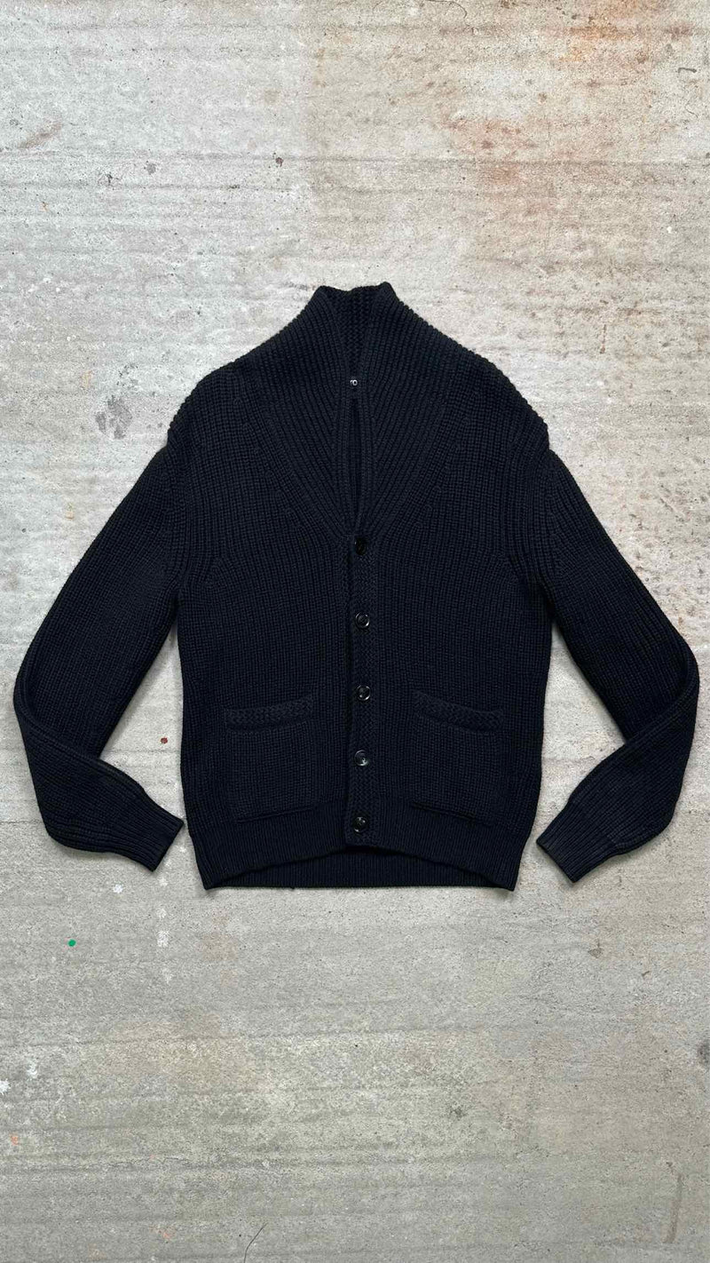 Tom Ford Shawl-Collar Rib Cardigan