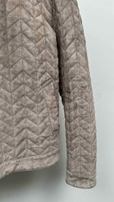 Brett Johnson Padded Suede Racer Jacket