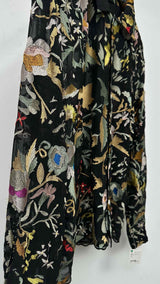 Bode Heirloom Floral-Embroidered Sheer Silk Shirt
