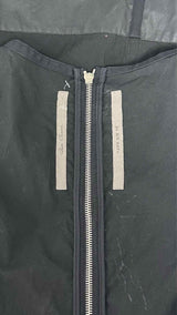 Rick Owens N/S V-neck Back-zip Coated Dress