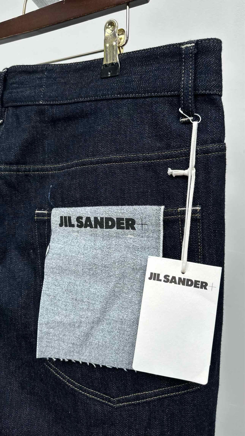 Jil Sander + High-waisted Wide Jeans