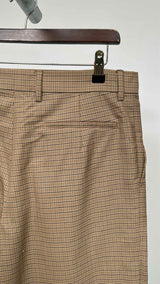 Dries Van Noten Plaid Layered Shorts