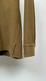 AURALEE Zip-up Wool Super-soft Flannel Shirt