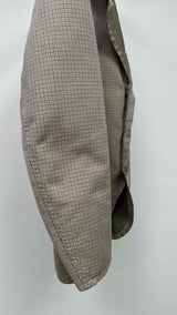 Comme Des Garcons Homme Plus Graphic-lining Plaid Blazer Jacket