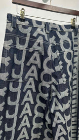 Marc Jacobs Monogram Wide Flare Jeans
