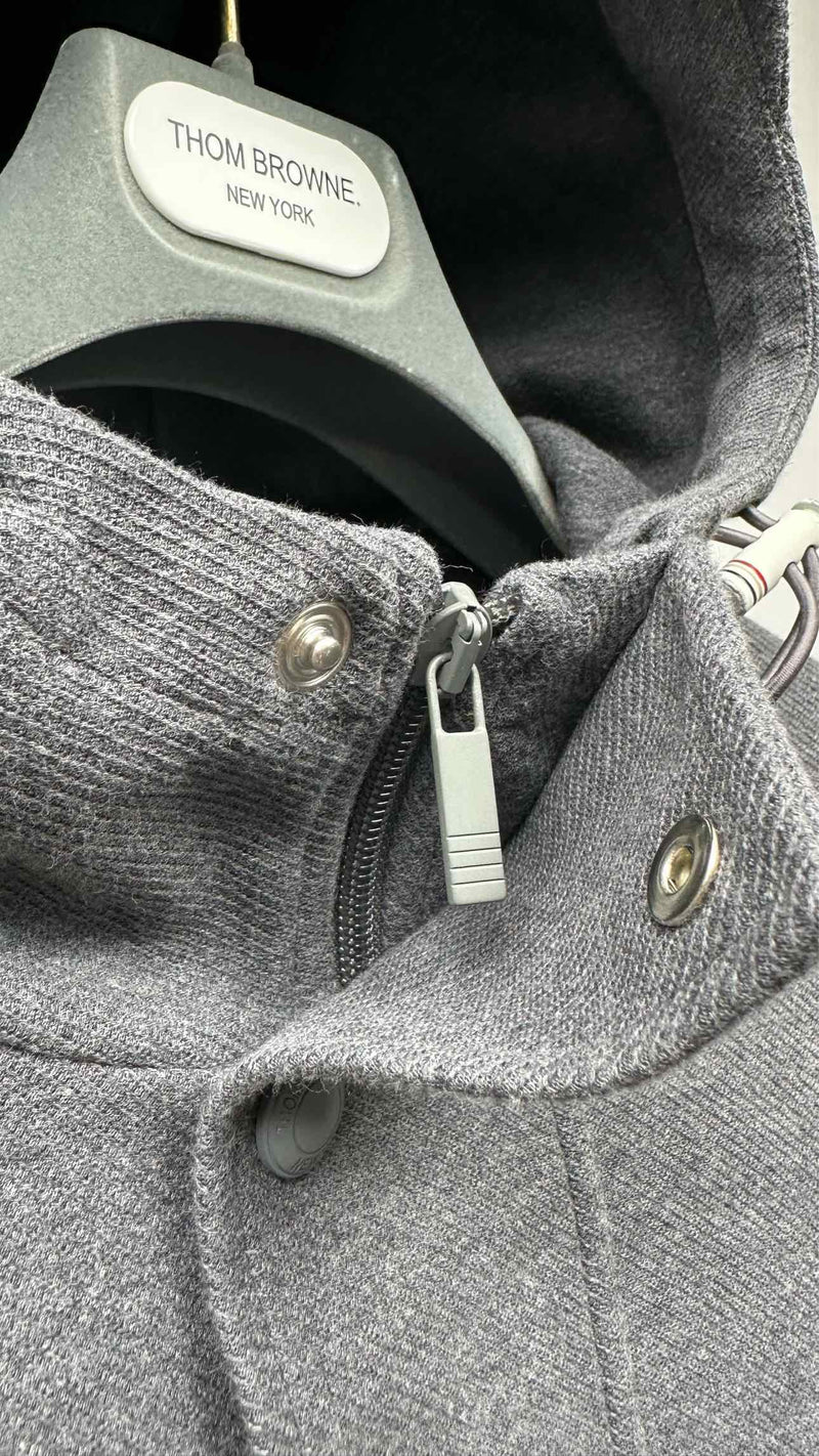 Thom Browne 4-bar Stripe Long Parka