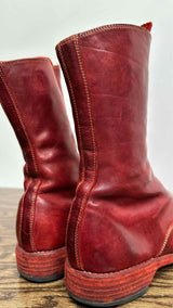 GUIDI Flat Zip Boots