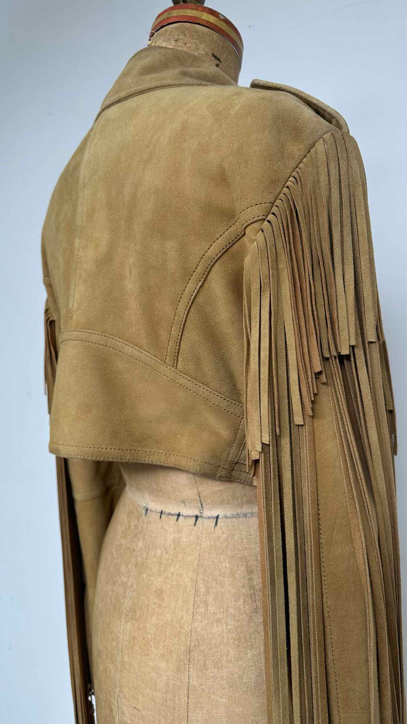 Faith Connexion Fringe Suede Leather Jacket