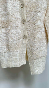 Acne Studios Asymmetrical Over-painted Distress Cardigan