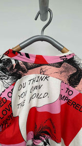 Vivienne Westwood L/S Hybrid Pullover Print Top