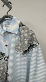 JW Anderson S/S Grape Striped Vacation Shirt