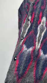 Needles Intarsia Mohair Cardigan