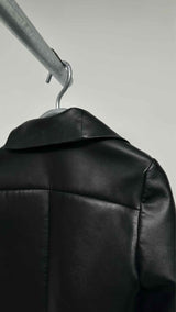 CELINE High-neck Leather Jacket