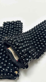 Gucci Beaded Fingerless Gloves