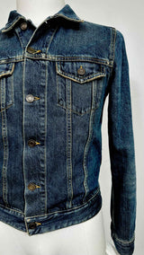 Saint Laurent Distressed Denim Jacket