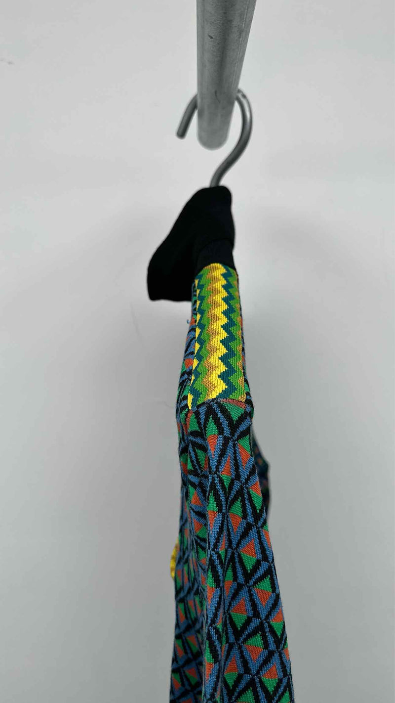 PRADA High-neck Geometric Sweater