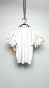 Comme Des Garcons Comme Des Garcons Ruffle-sleeve T-shirt