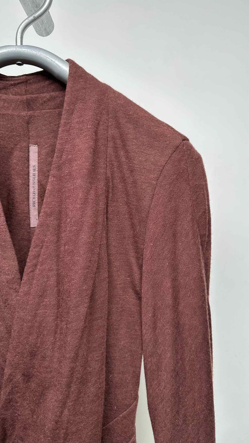 Rick Owens Lilies Belted Wrapped Padded Sunday Jacket