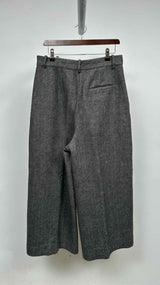 Khaite Teyana Pleated Herringbone Pants