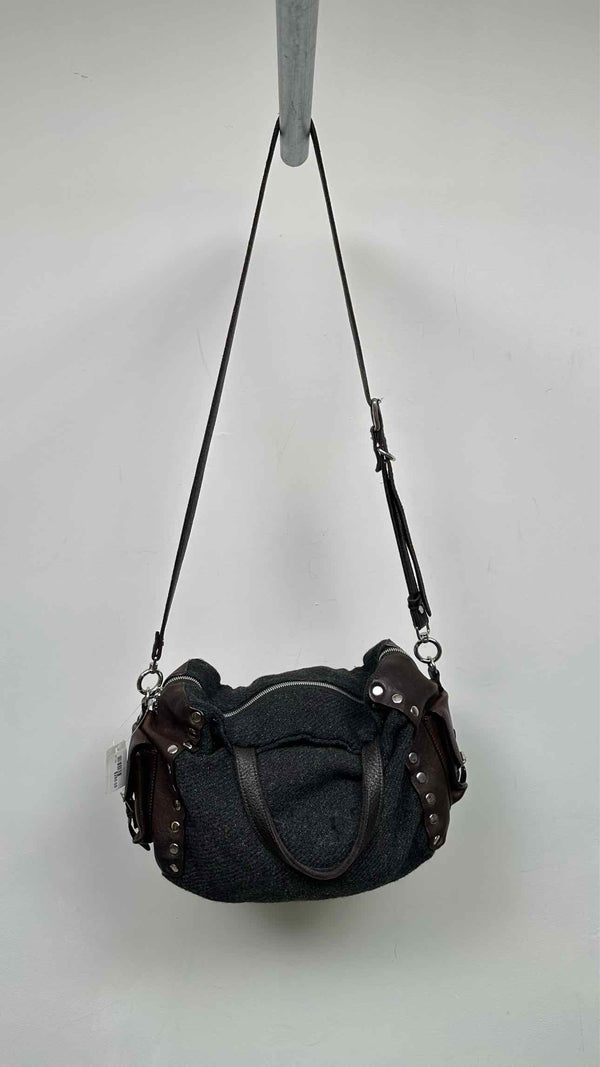 Marni Studded Multi-fabric Shoulder Bag