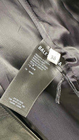 Balenciaga Double-breast Leather Short Coat