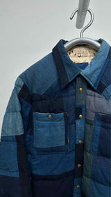 Visvim Denim Patchwork Down Jacket