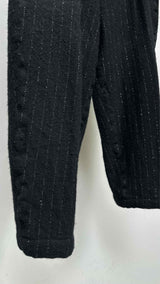 Comme Des Garcons Homme Plus Reflective Pin-stripe Boiled-wool Suits