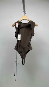 Jacquemus Le Body Marrone Bodysuit