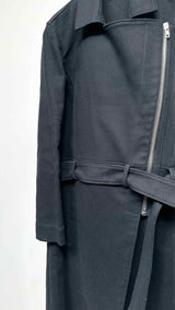 Helmut Lang Layered Zip-up Trench Coat