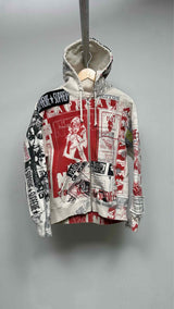Supreme Collage Zip-up Hoodie