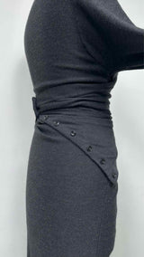Lemaire L/S Long Knit Wrap Dress