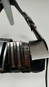 HODAKOVA Buckle Baguette Distressed Bag