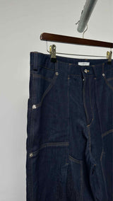 CMMAWEAR Lotus Double-knee Wide Jeans