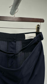 Margiela Artisanal Cropped Pin-stripe Pants