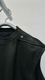 Rick Owens Long Leather Vest