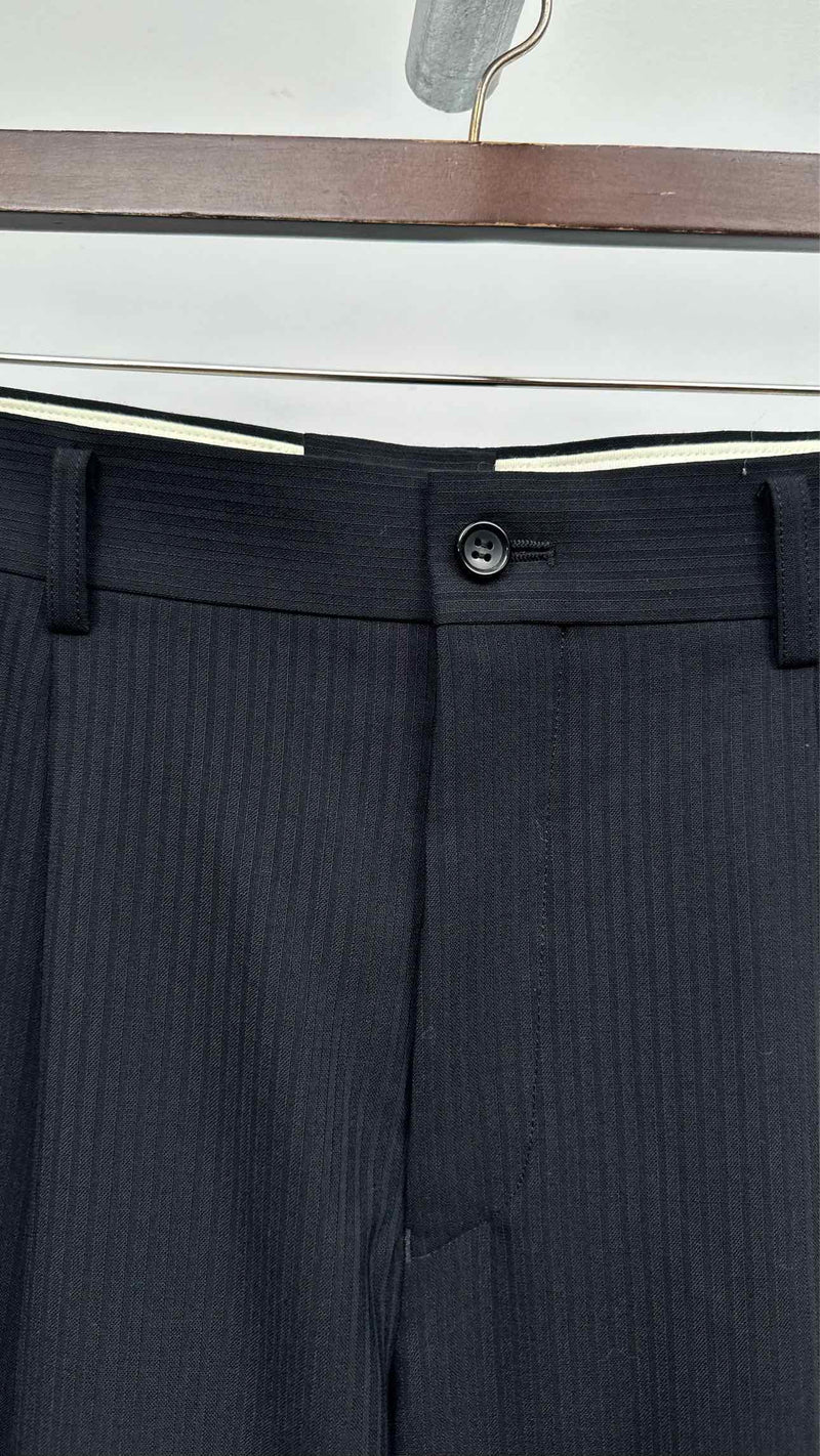 Comme Des Garcons Homme Plus Double-faced Jacquard-stripe Pants