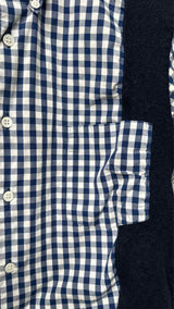 Comme Des Garcons Homme Felt-docking Check Shirt