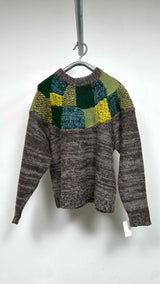 Kapital 3G Wool Hand Knit TUGIHAGI Crew Sweater