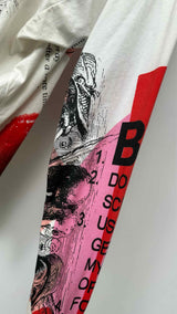 Vivienne Westwood L/S Hybrid Pullover Print Top