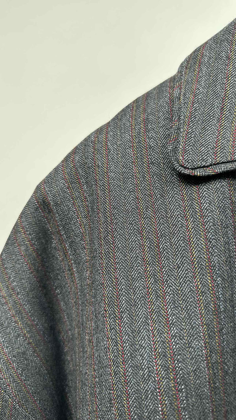 Bottega Veneta Herringbone Stripe Chore Work Jacket