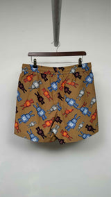 MCM Robot-printed Shorts