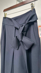 Weekend Max Mara Waist-Ribbon Cropped Wide Pants