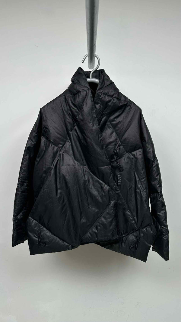 Haat Embroidered Oversized Kimono Down Jacket